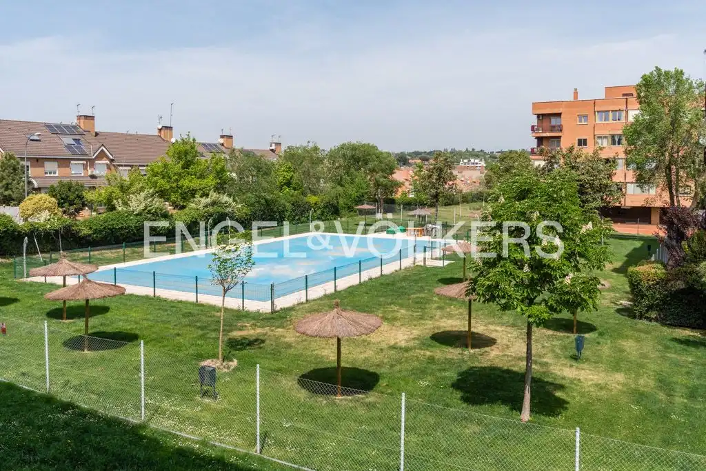 Piscina de Pis de lloguer en Madrid amb Aire condicionat, Calefacció i Traster