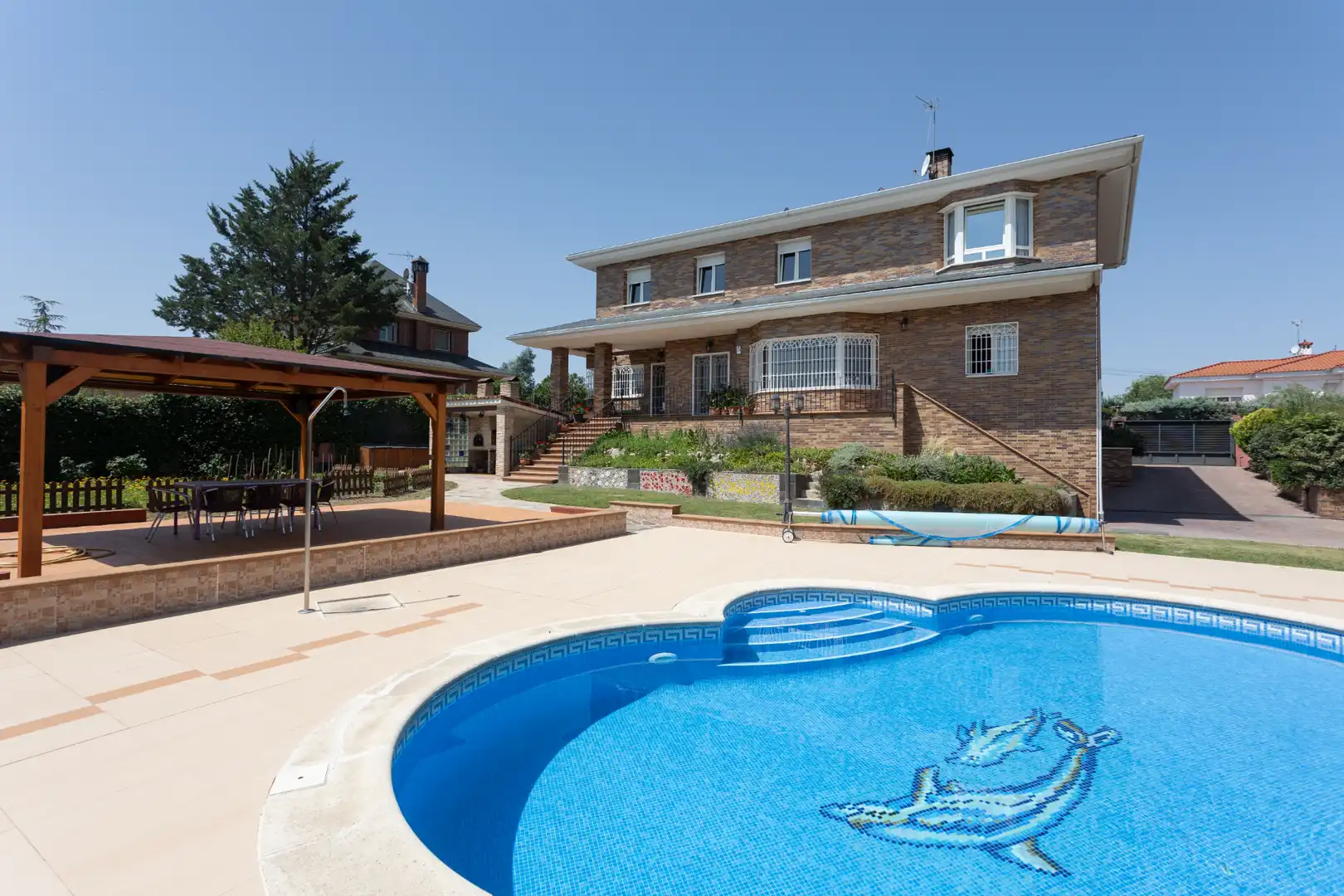 Piscina de Casa o xalet en venda en Villanueva del Pardillo amb Calefacció, Jardí privat i Piscina