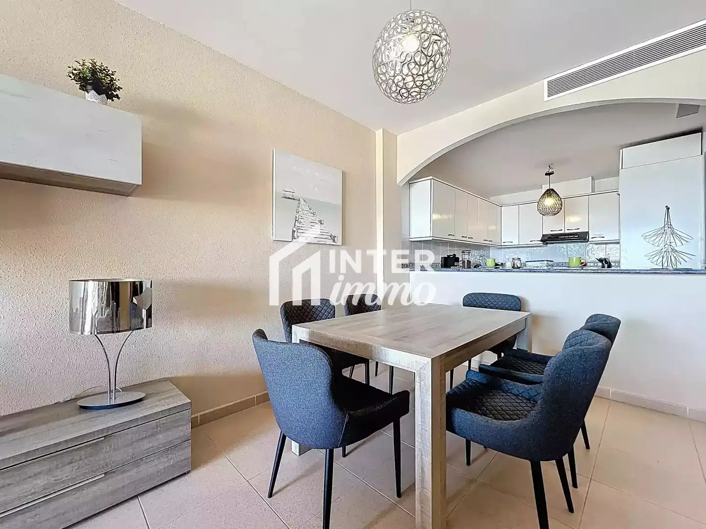 Comedor de Apartamento en venta en Empuriabrava con Aire acondicionado, Calefacción y Terraza