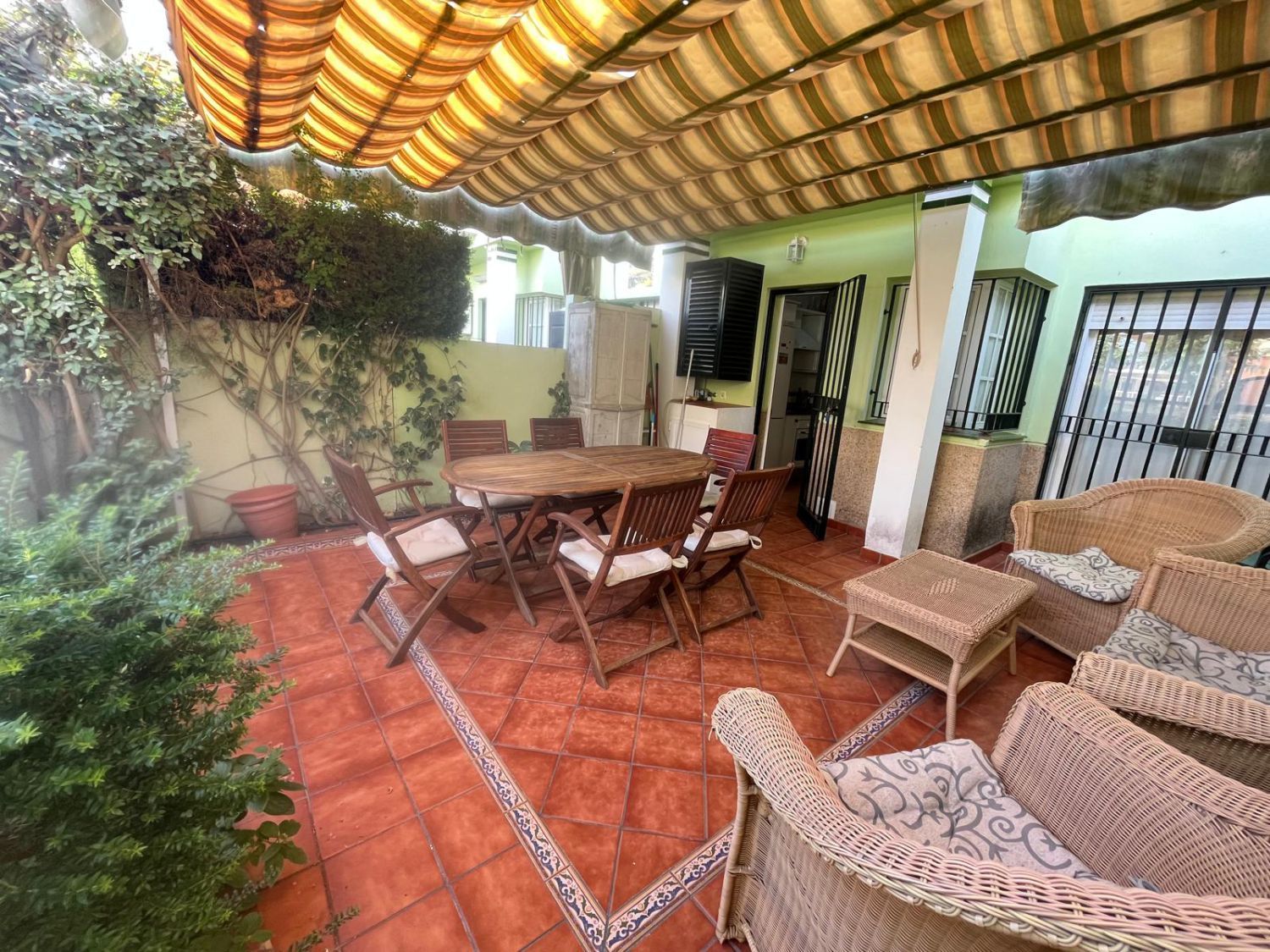 Terrace of Single-family semi-detached for sale in La Antilla  with Air Conditioner and Terrace