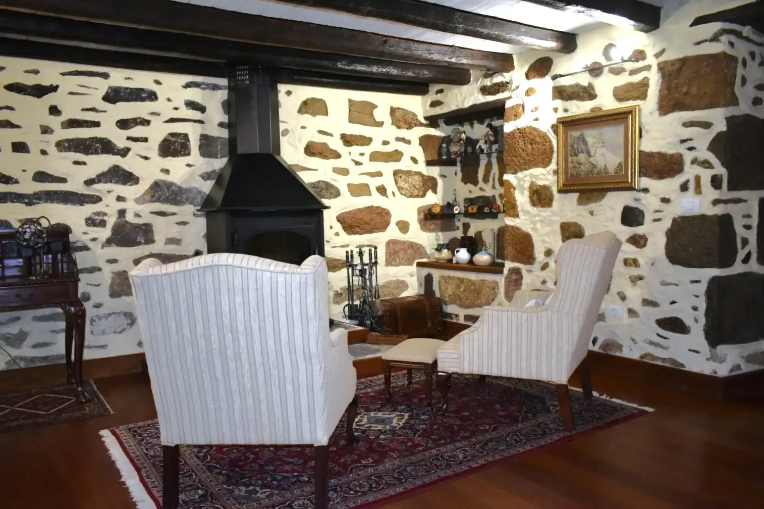 Sala de estar de Casa adosada en venta en Teror con Parquet, Terraza y Amueblado