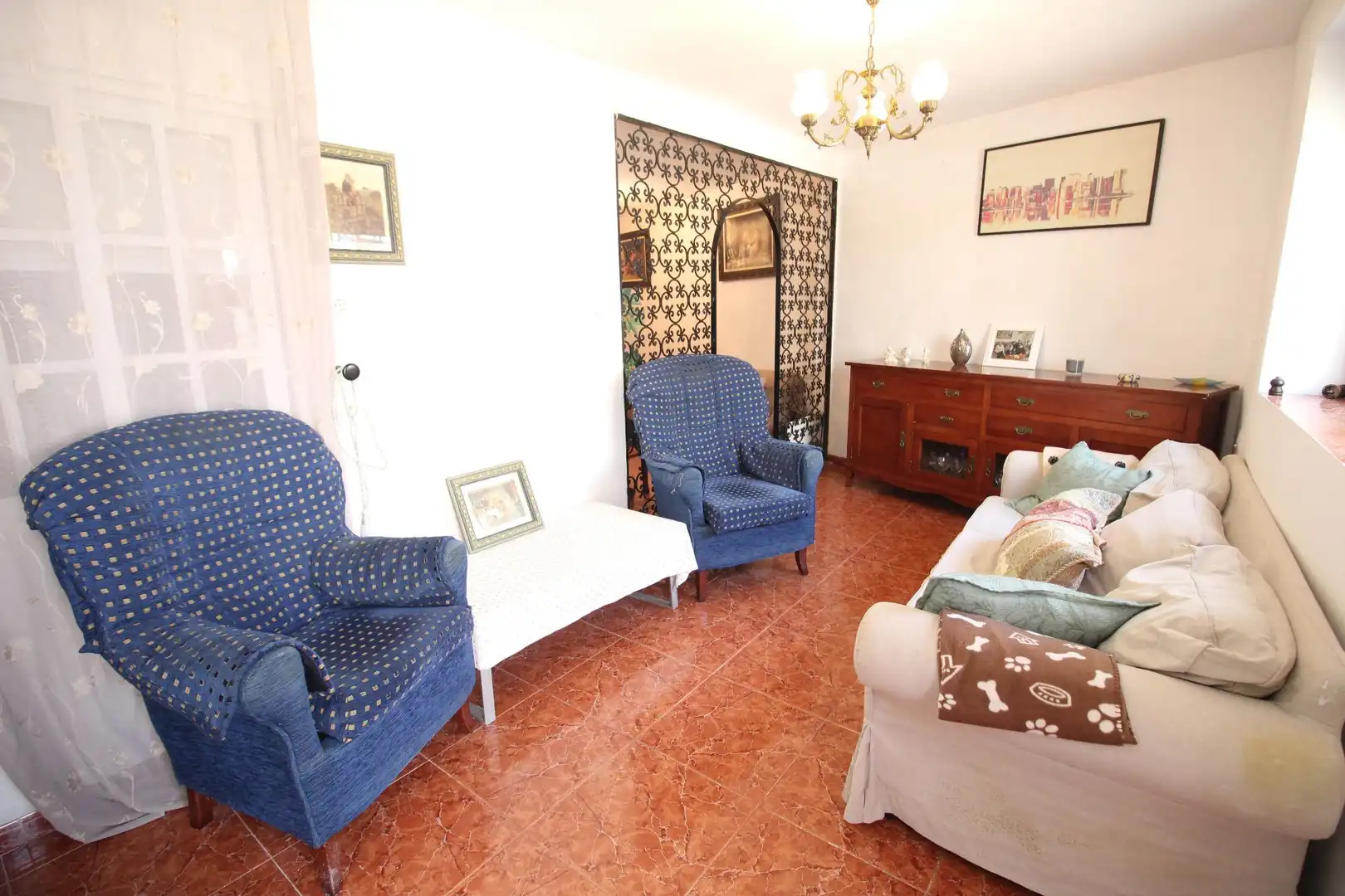 Sala d'estar de Finca rústica en venda en Cañete la Real amb Terrassa i Traster