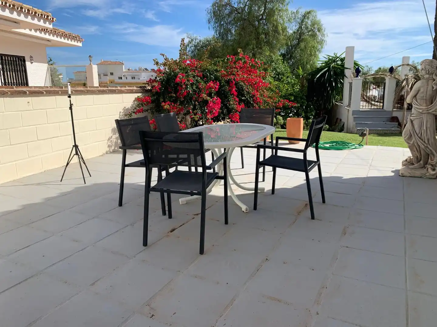 Terraza de Casa o chalet en venta en Mijas con Aire acondicionado, Jardín privado y Trastero