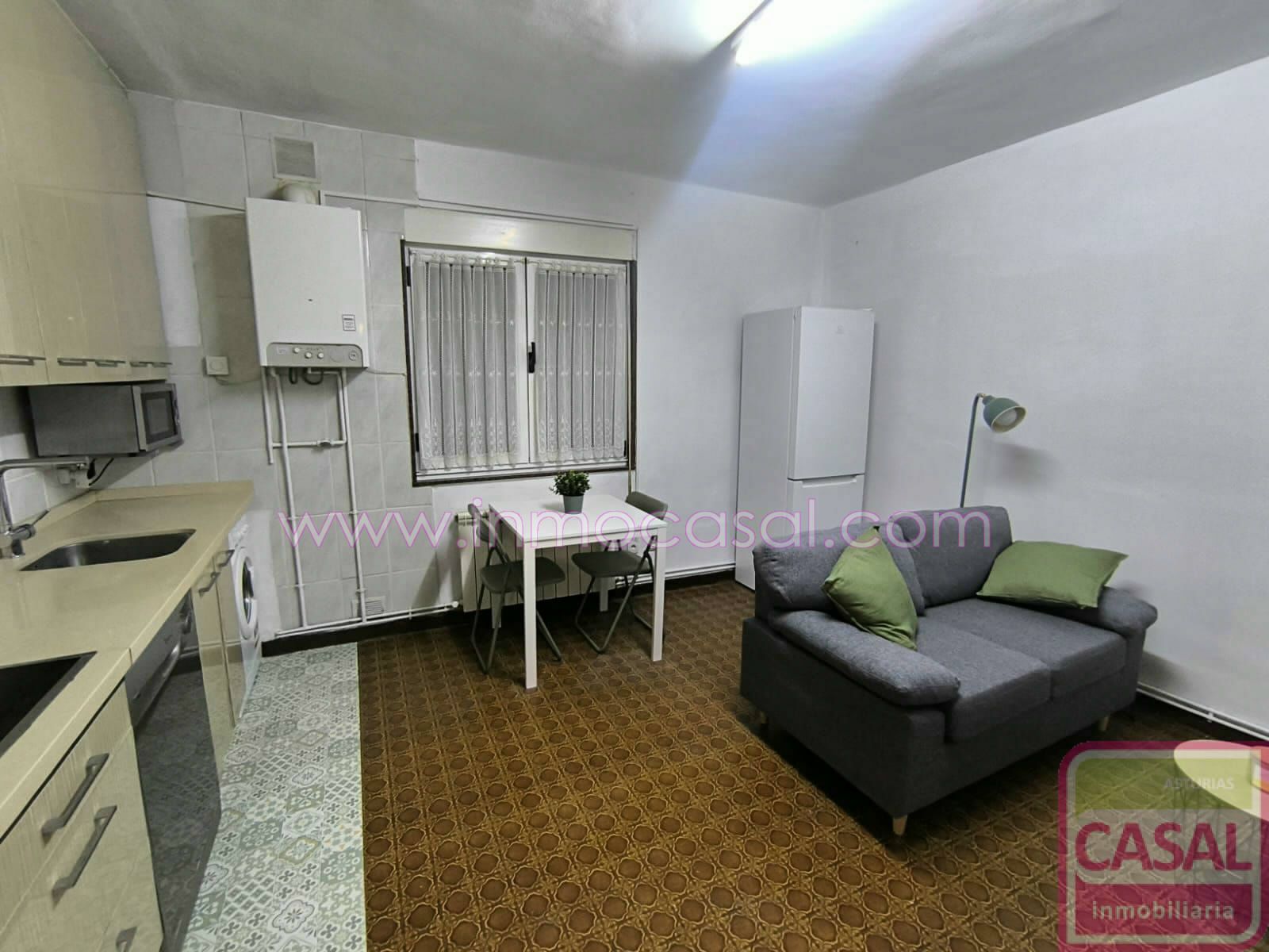 Living room of Flat to rent in Langreo  with Heating and Furnished