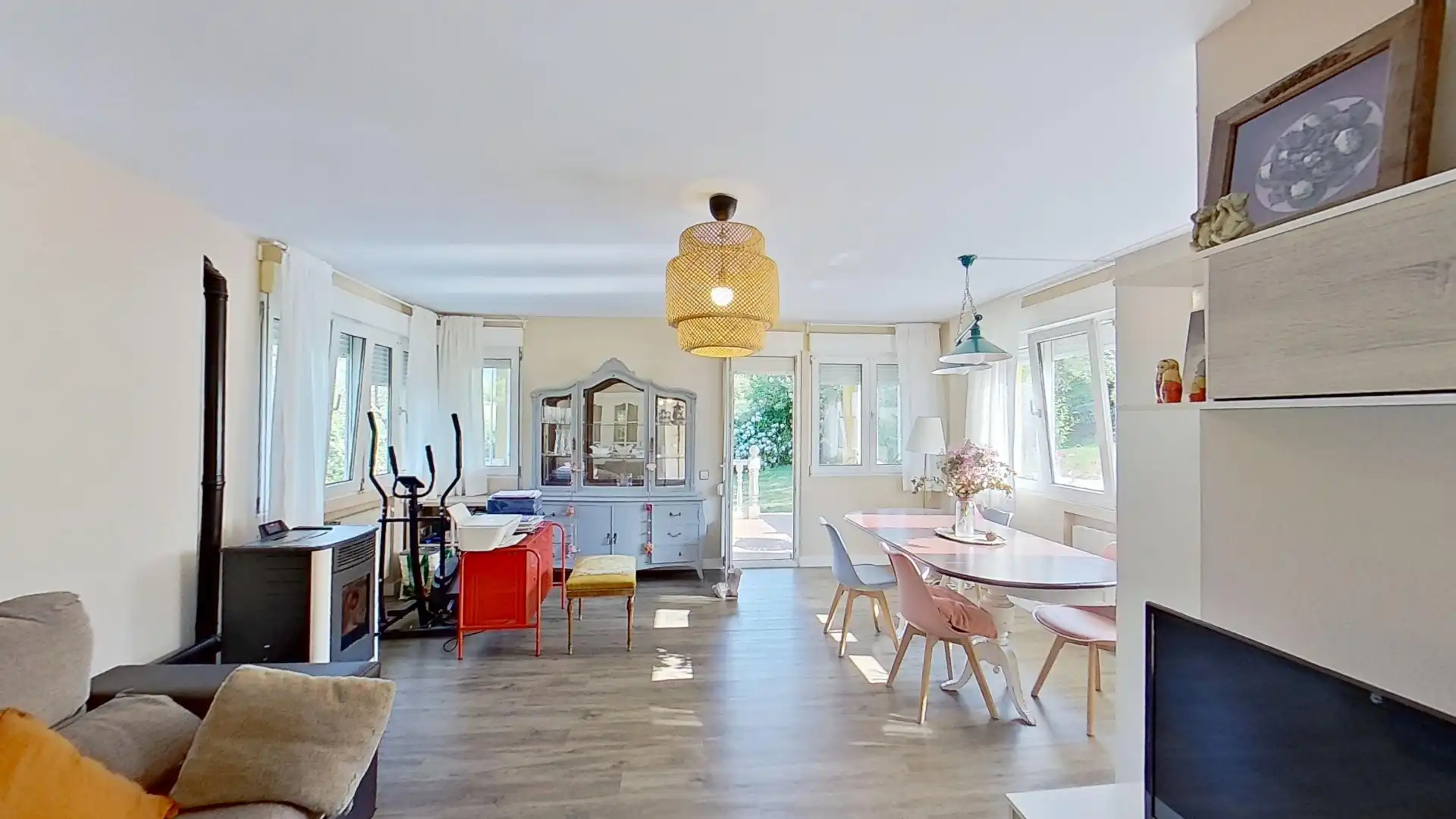 Comedor de Casa o chalet en venta en Gijón  con Calefacción, Jardín privado y Parquet