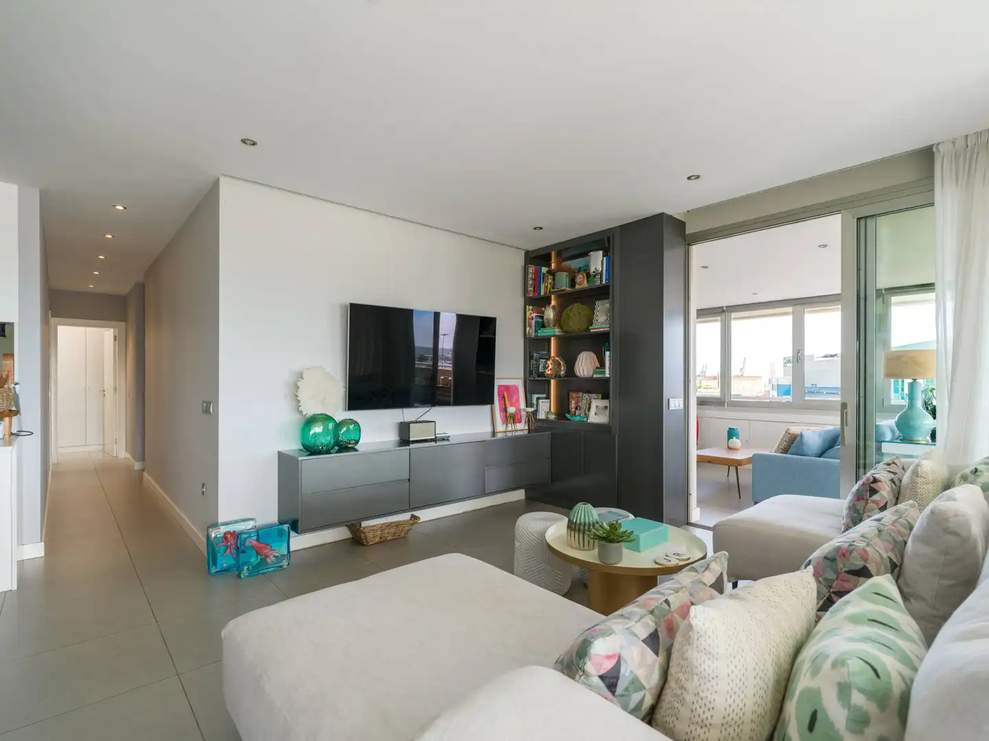 Sala de estar de Ático en venta en Las Palmas de Gran Canaria con Aire acondicionado, Terraza y Trastero