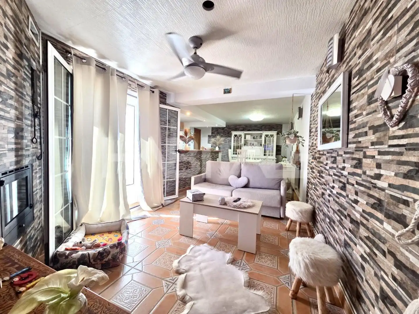 Living room of Houses for sale in Alborache  with Terrace, Storage room and Swimming Pool