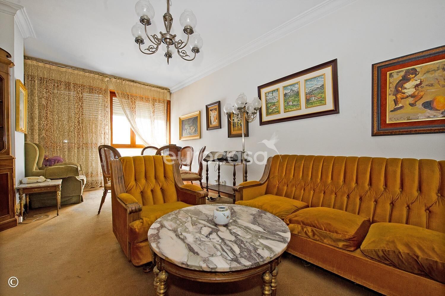 Living room of Flat for sale in Santander  with Heating