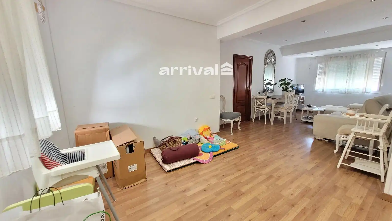 Wohnzimmer von Wohnung zur untervermieten in Valencia mit Klimaanlage, Möbliert und Waschmaschine