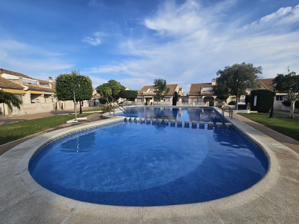 Swimming pool of Apartment for sale in Orihuela  with Air Conditioner, Private garden and Community pool