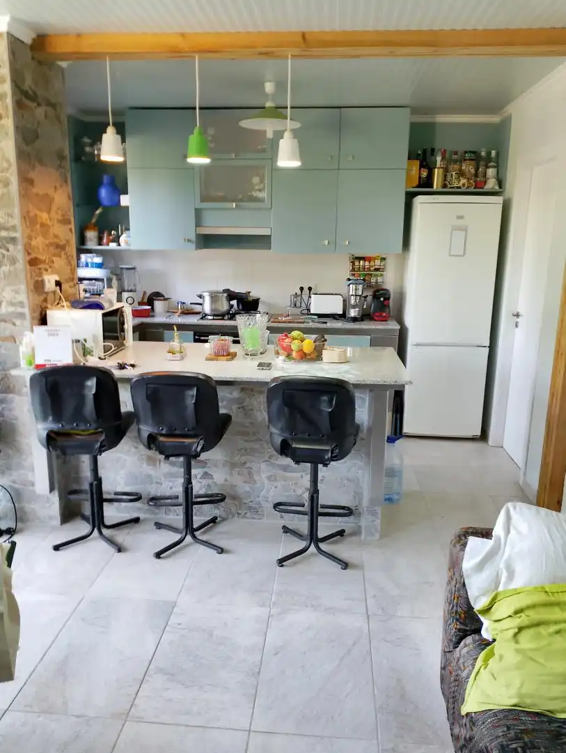 Küche von Country house zum Verkauf in Porqueres mit Heizung, Privatgarten und Ofen