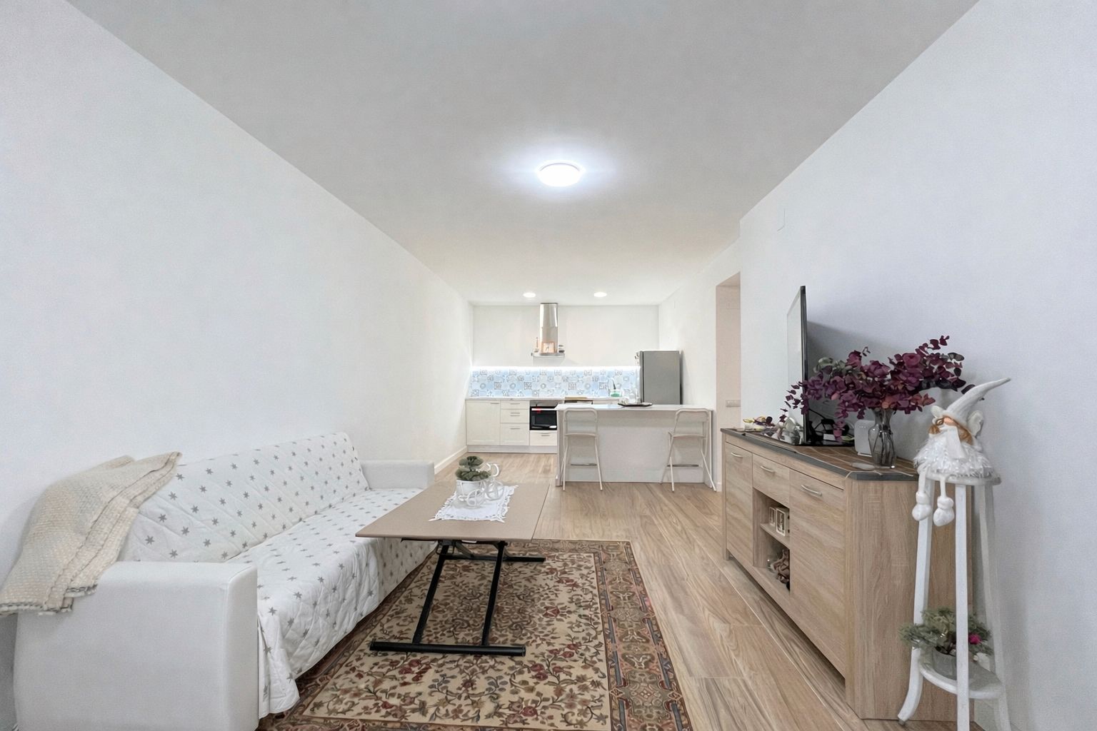 Living room of Flat for sale in Mollet del Vallès  with Air Conditioner and Furnished