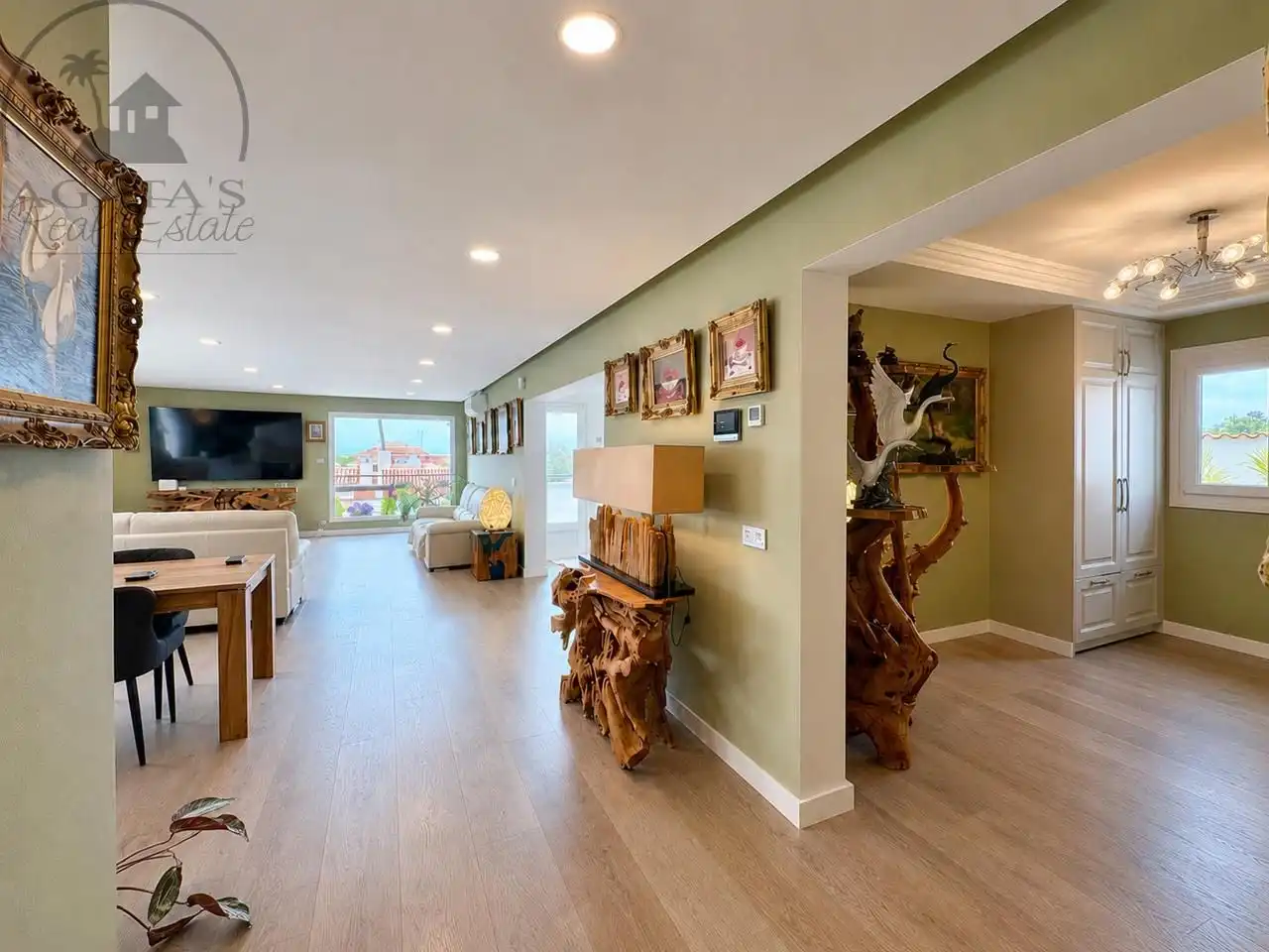 Sala de estar de Casa o chalet en venta en Los Realejos con Aire acondicionado, Jardín privado y Terraza