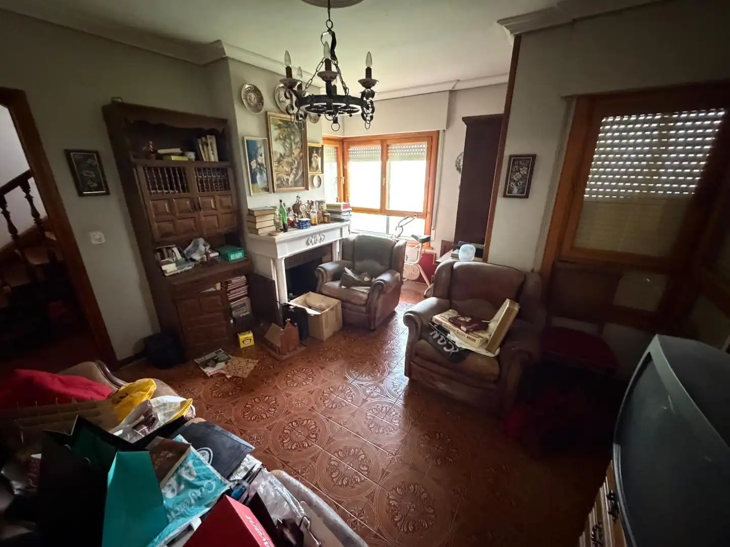 Sala d'estar de Casa o xalet en venda en Valladolid amb Calefacció i Moblat