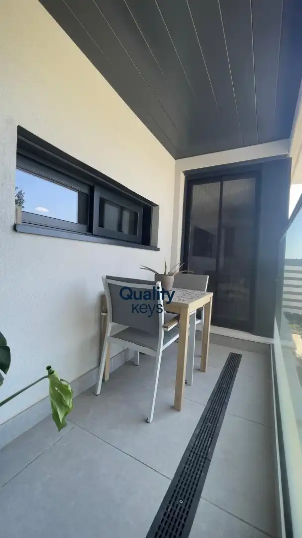 Balcony of Flat for rent in Madrid  with Air Conditioner, Heating and Terrace