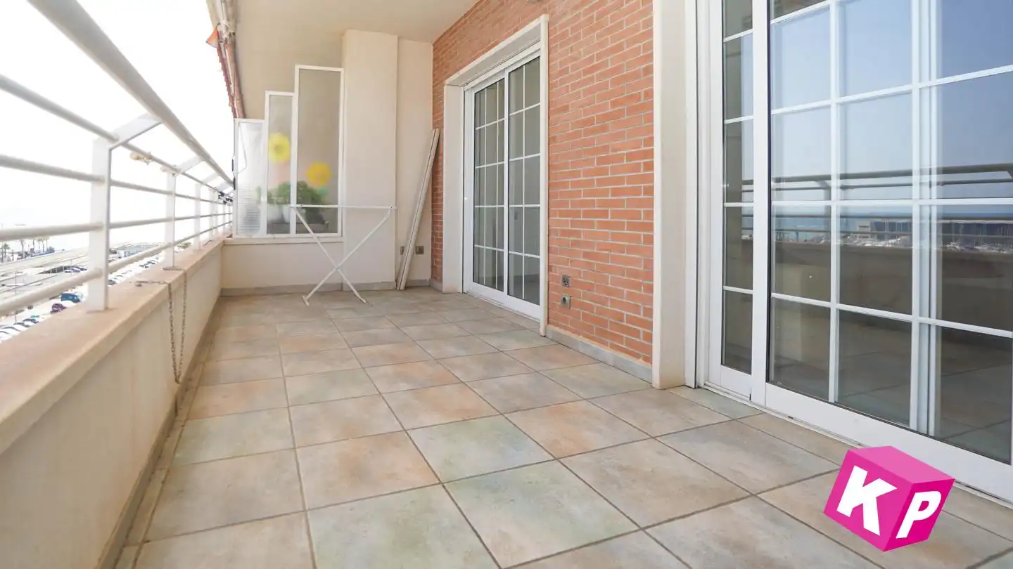 Terrasse von Wohnung zum Verkauf in Santa Pola mit Klimaanlage, Heizung und Terrasse
