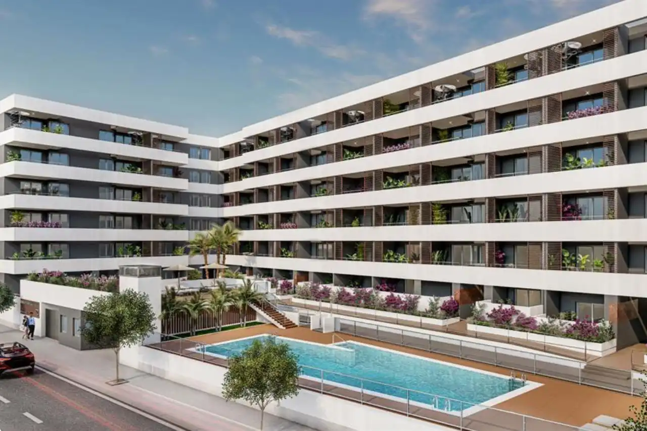 Piscina de Apartamento en venta en Águilas con Aire acondicionado, Terraza y Trastero