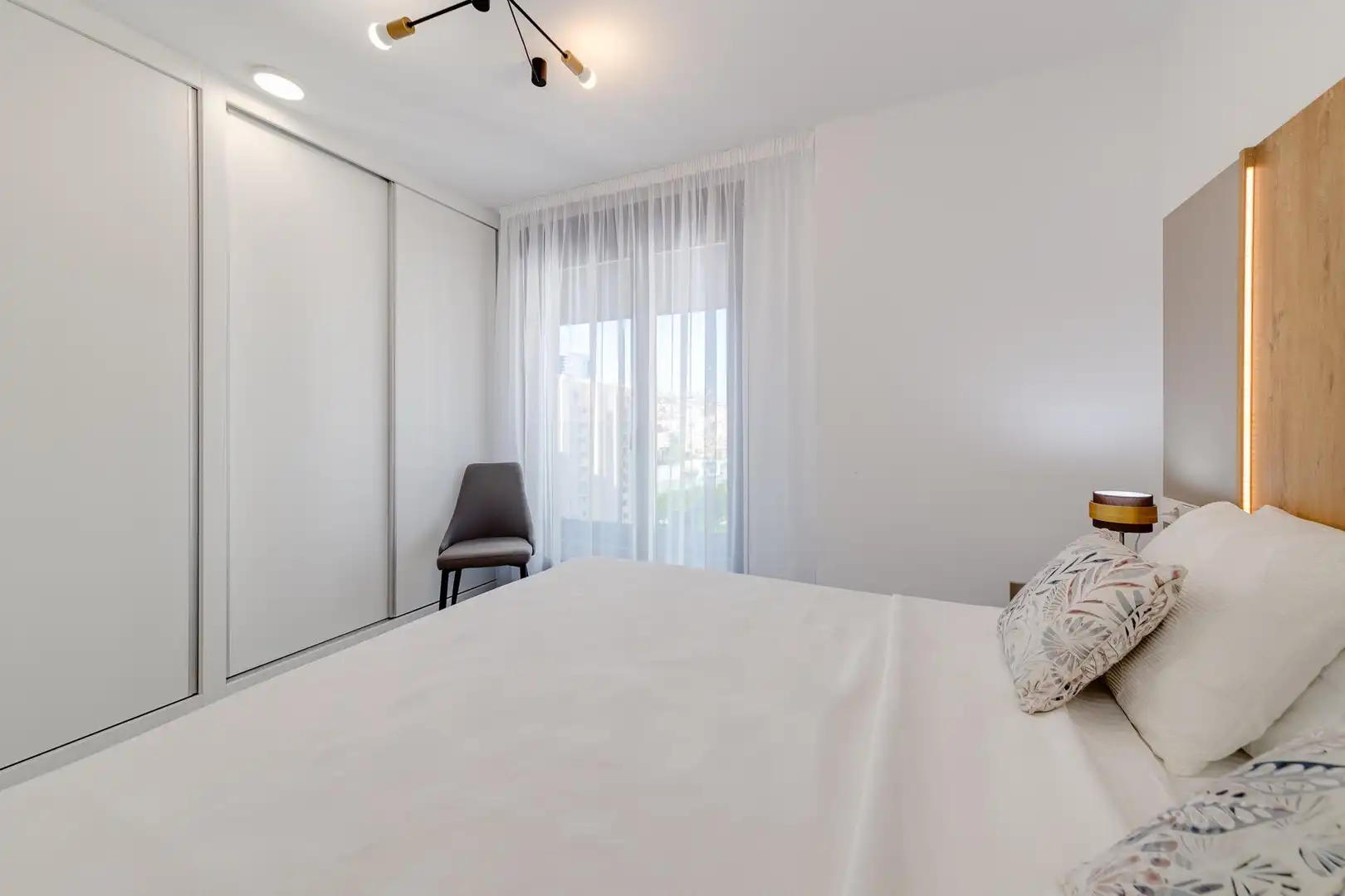 Habitación de Apartamento en venta en Calpe / Calp con Aire acondicionado, Calefacción y Jardín privado