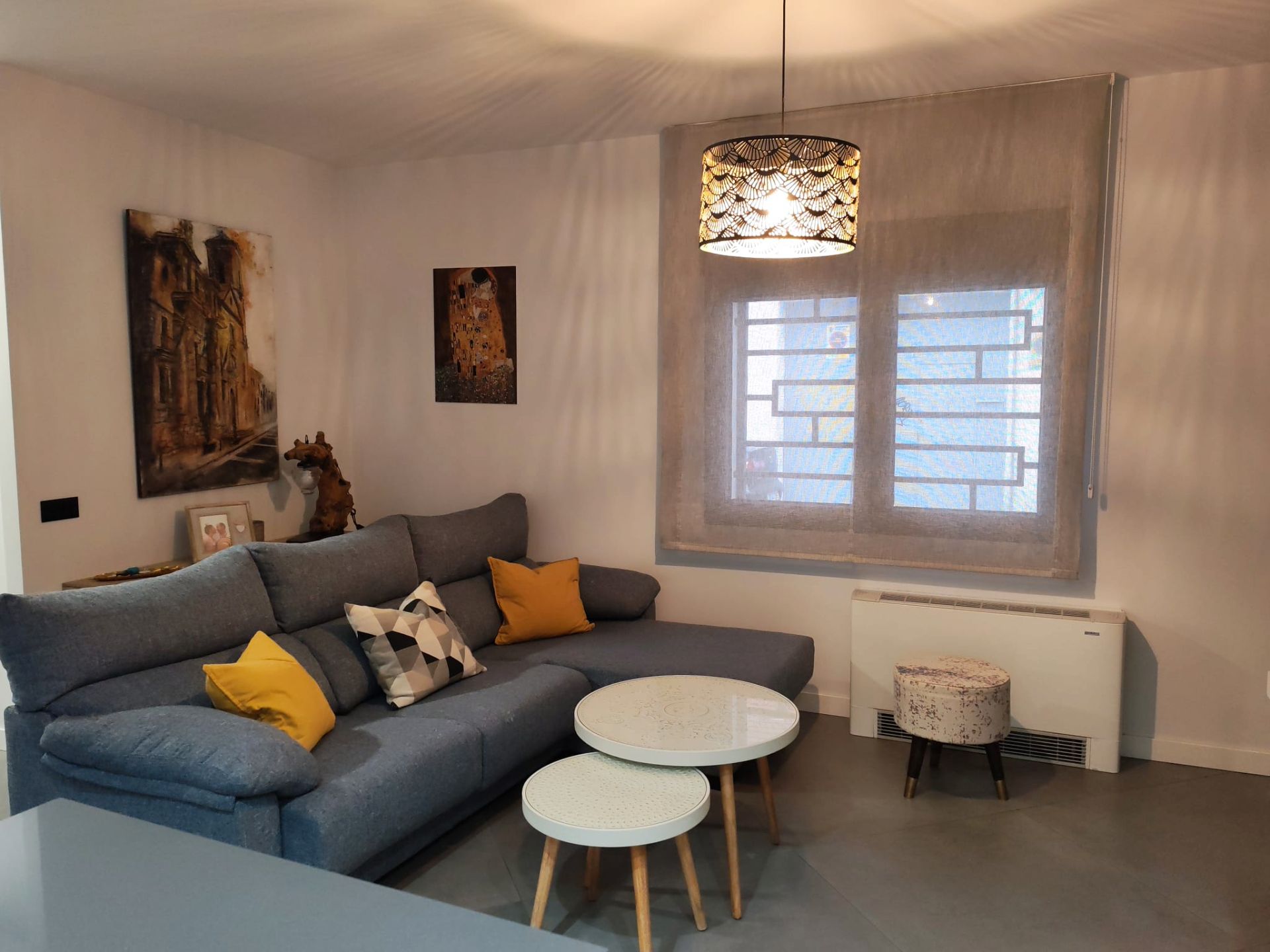 Living room of Single-family semi-detached for sale in Guadalajara Capital  with Heating, Terrace and Storage room