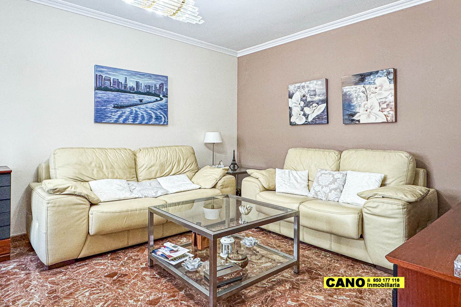 Living room of House or chalet for sale in Vícar  with Terrace and Storage room