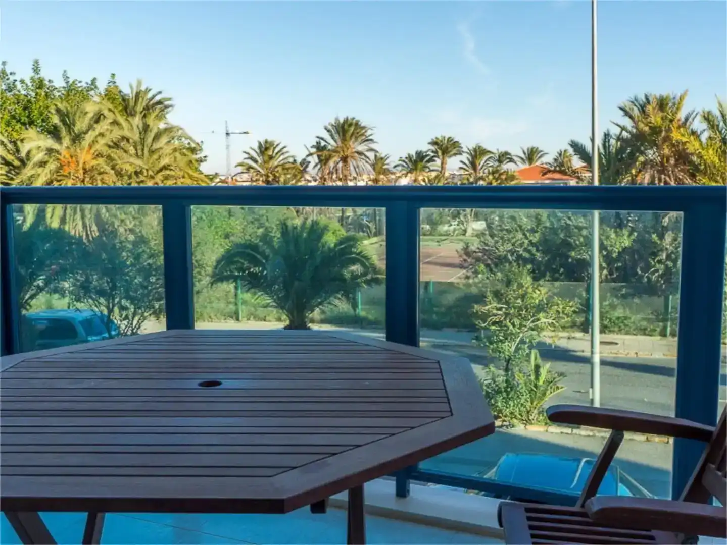 Terrasse von Wohnung zum Verkauf in Torrevieja mit Klimaanlage und Schwimmbad