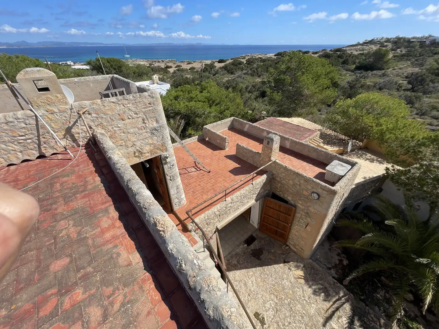 Vista exterior de Casa o xalet en venda en Formentera amb Jardí privat, Terrassa i Piscina