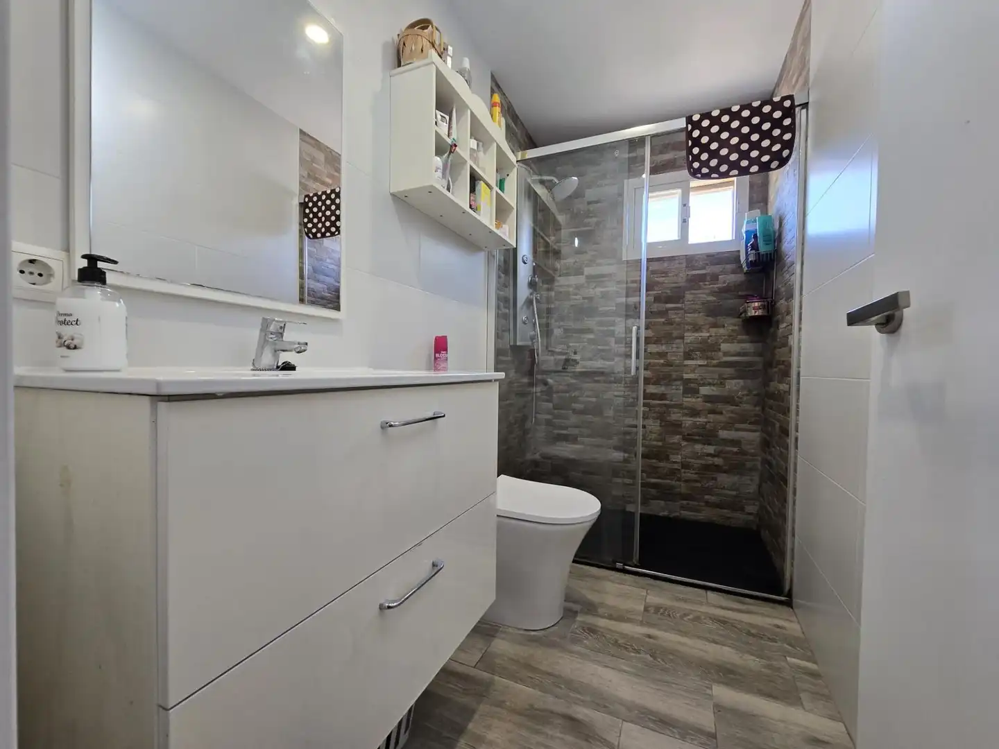 Badezimmer von Haus oder Chalet zum Verkauf in Llucmajor mit Klimaanlage, Privatgarten und Abstellraum