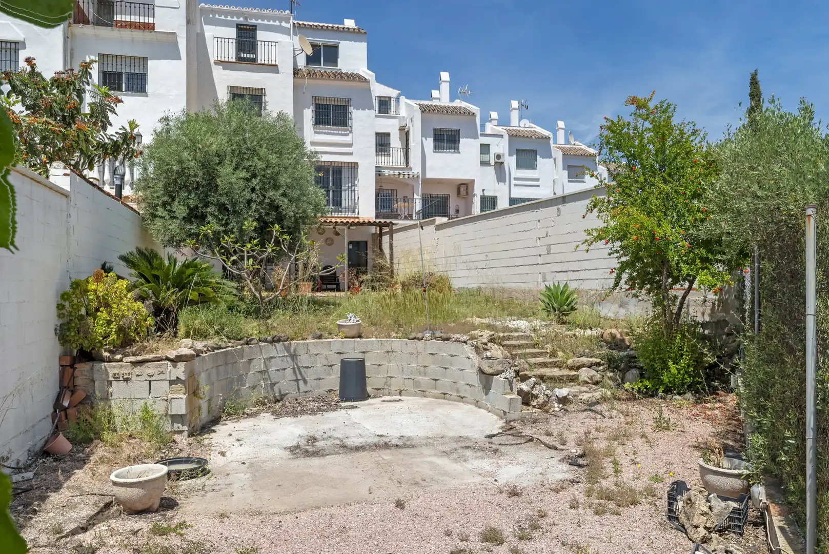 Jardín de Casa adosada en venta en Mijas con Aire acondicionado, Jardín privado y Terraza