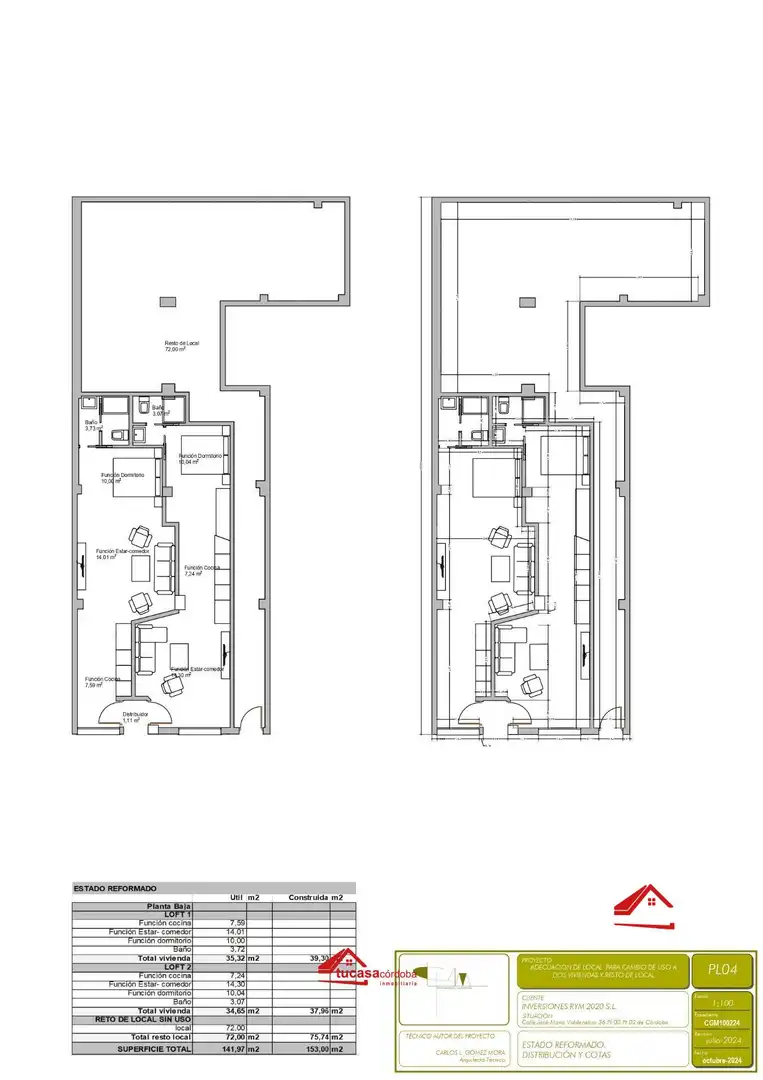 Loft en venta en Córdoba con Aire acondicionado y Calefacción