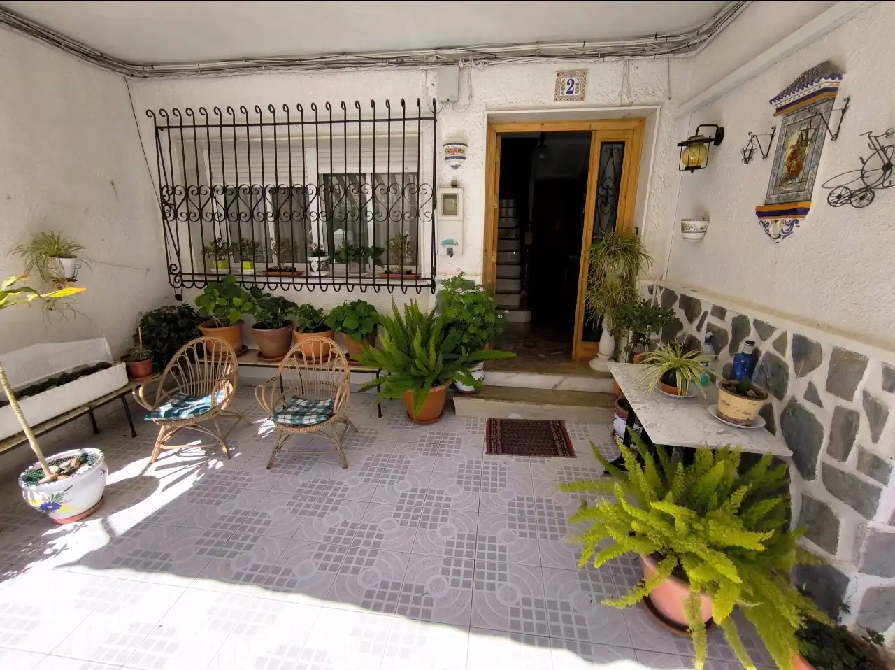 Terraza de Casa o chalet de alquiler en Cartagena con Aire acondicionado, Calefacción y Jardín privado