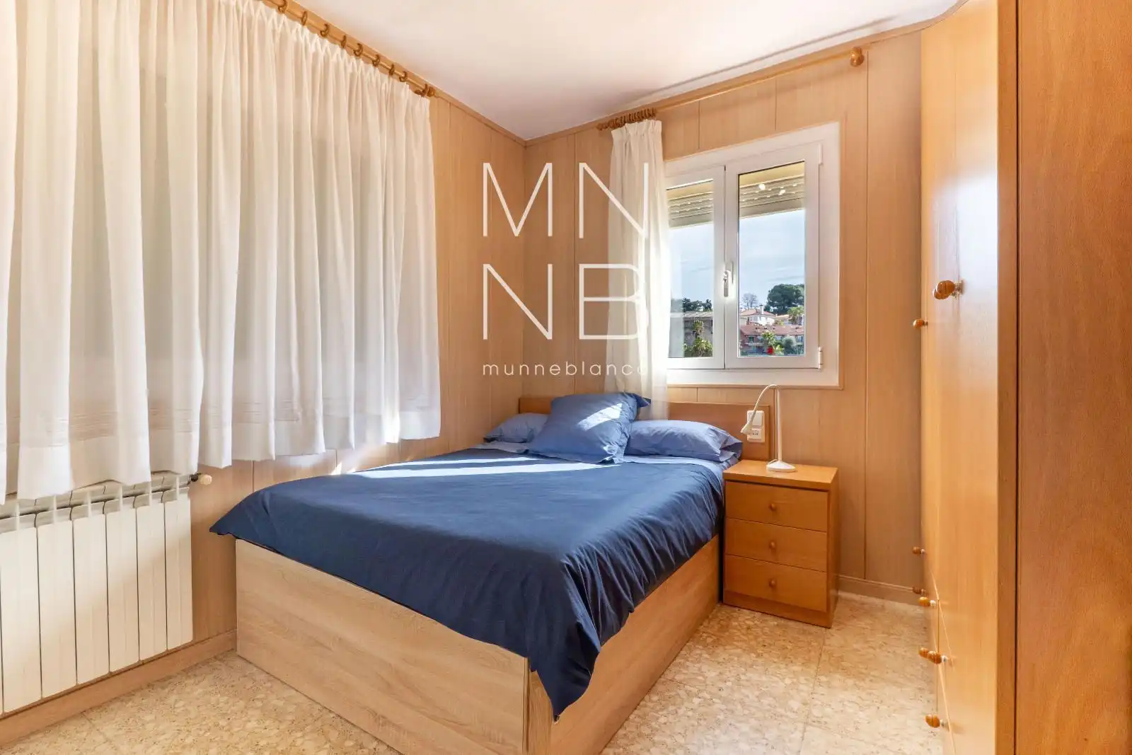 Bedroom of Flat for sale in Sant Andreu de Llavaneres  with Heating, Terrace and Furnished