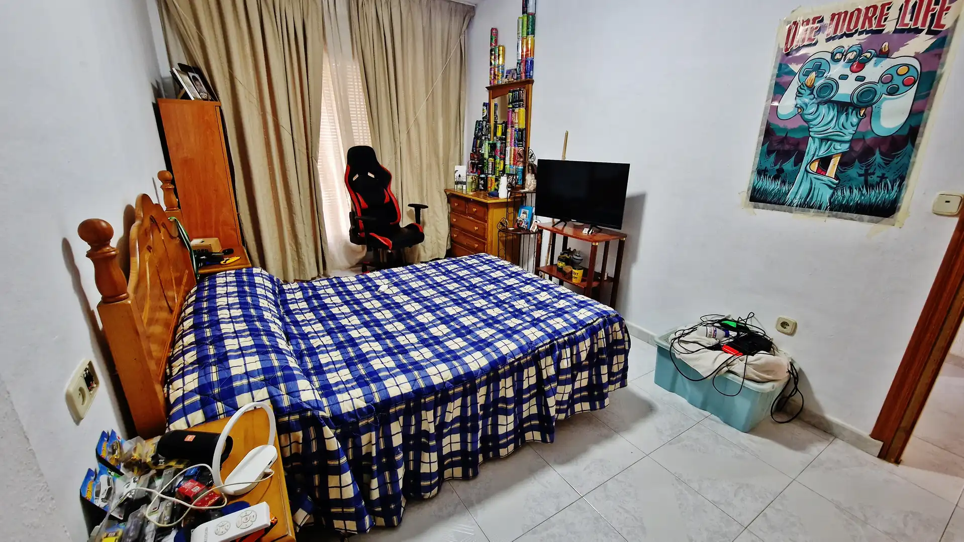 Schlafzimmer von Einfamilien-Reihenhaus zum Verkauf in Vélez de Benaudalla mit Terrasse, Abstellraum und Möbliert