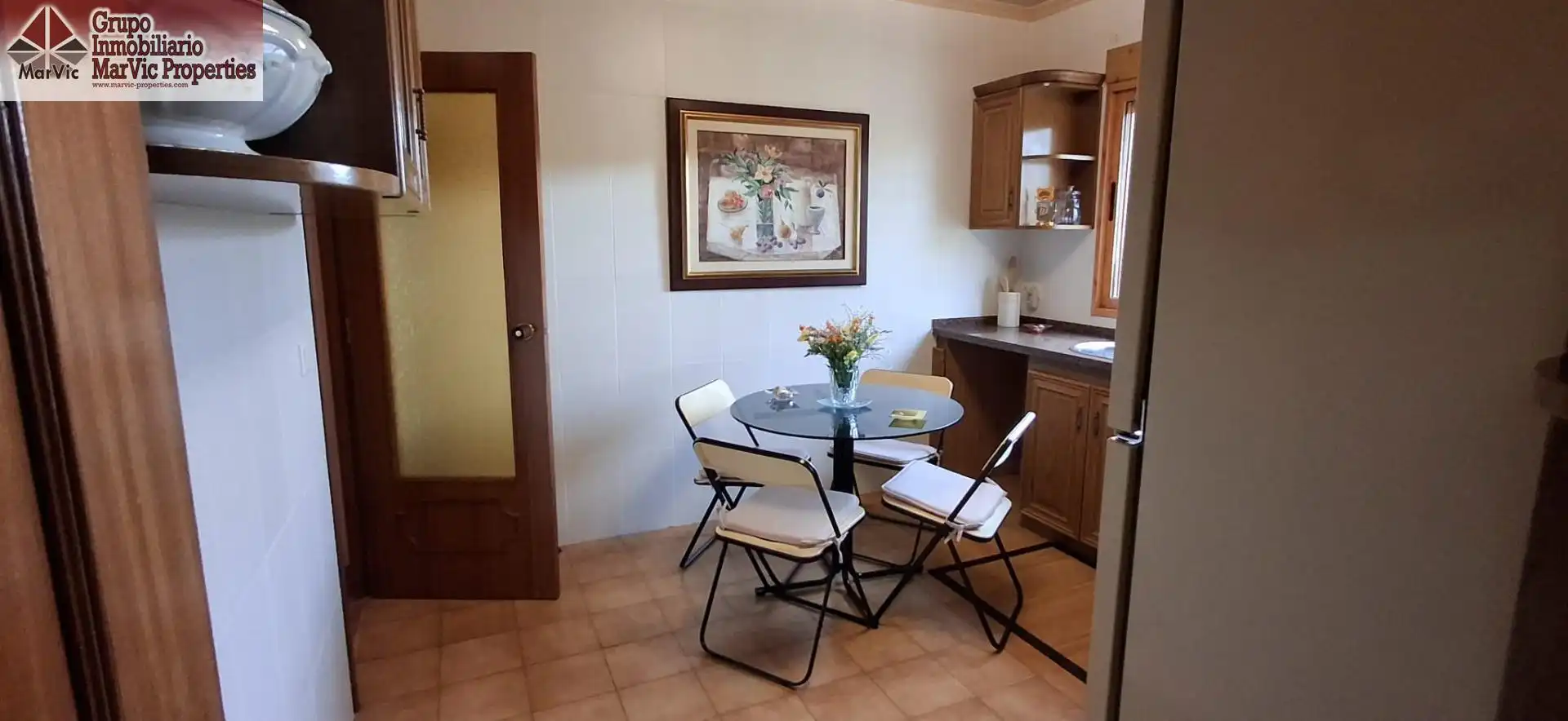 Menjador de Casa o xalet en venda en Benidorm amb Aire condicionat, Jardí privat i Terrassa