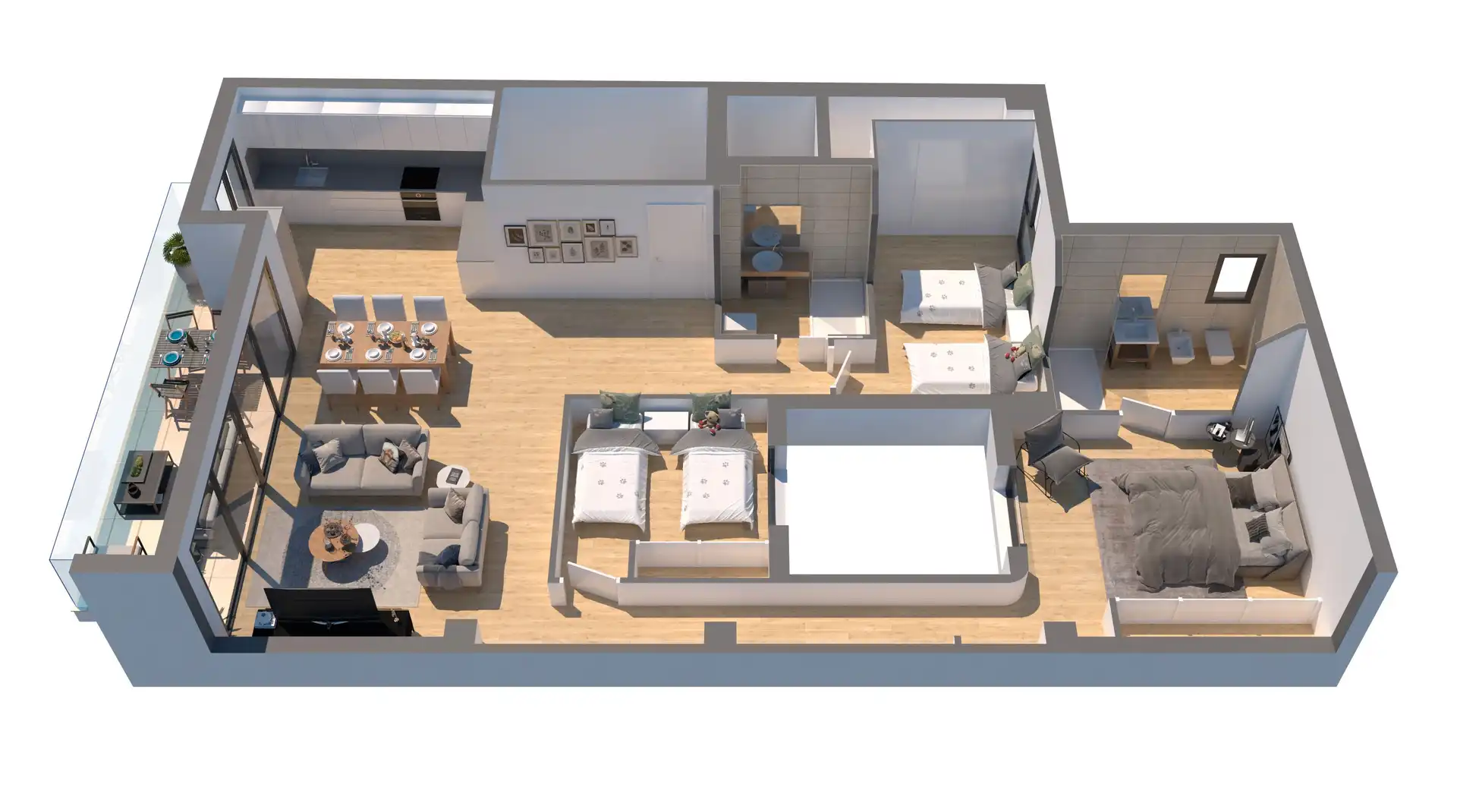 Wohnung mit Terrasse zum Verkauf in Elche ciudad, imagen 2