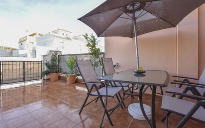 Terrace of Single-family semi-detached for sale in Pulpí  with Air Conditioner and Swimming Pool