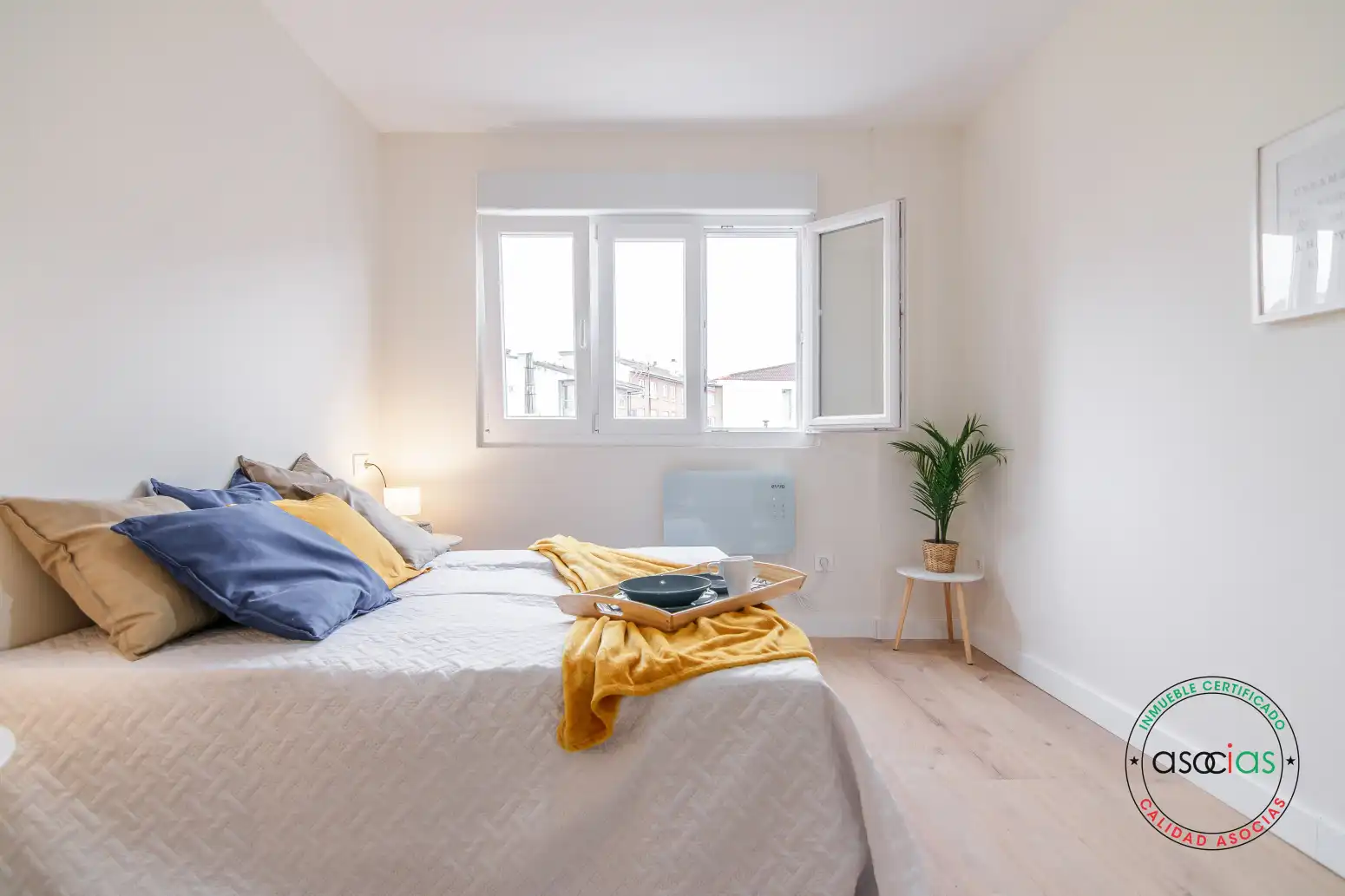 Bedroom of Flat for sale in Corvera de Asturias  with Heating, Private garden and Furnished