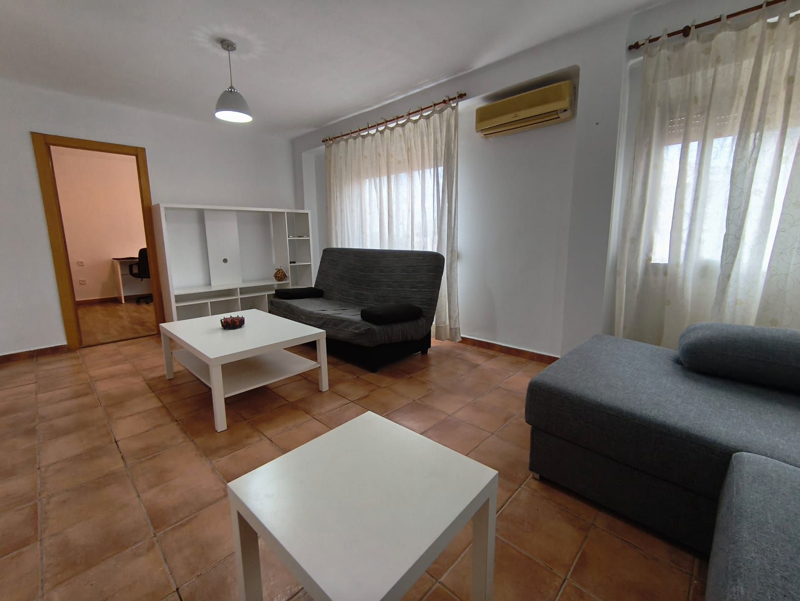 Living room of Flat to rent in Puçol  with Air Conditioner, Furnished and Oven