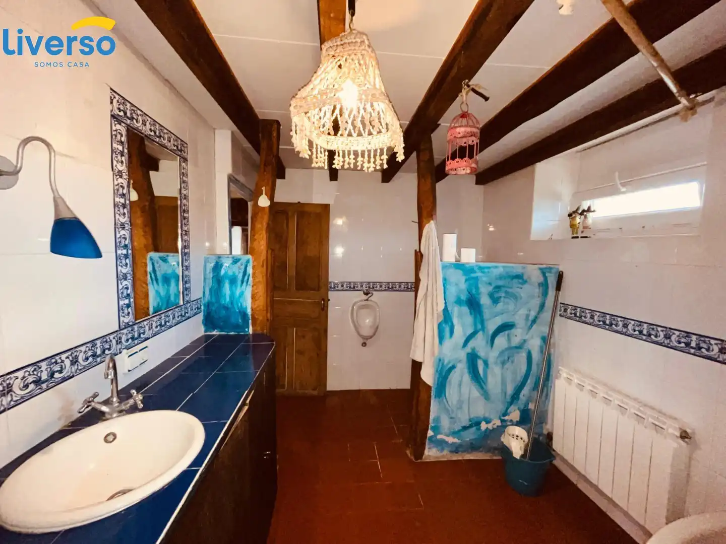 Bathroom of Houses for sale in Revillarruz  with Heating, Terrace and Furnished