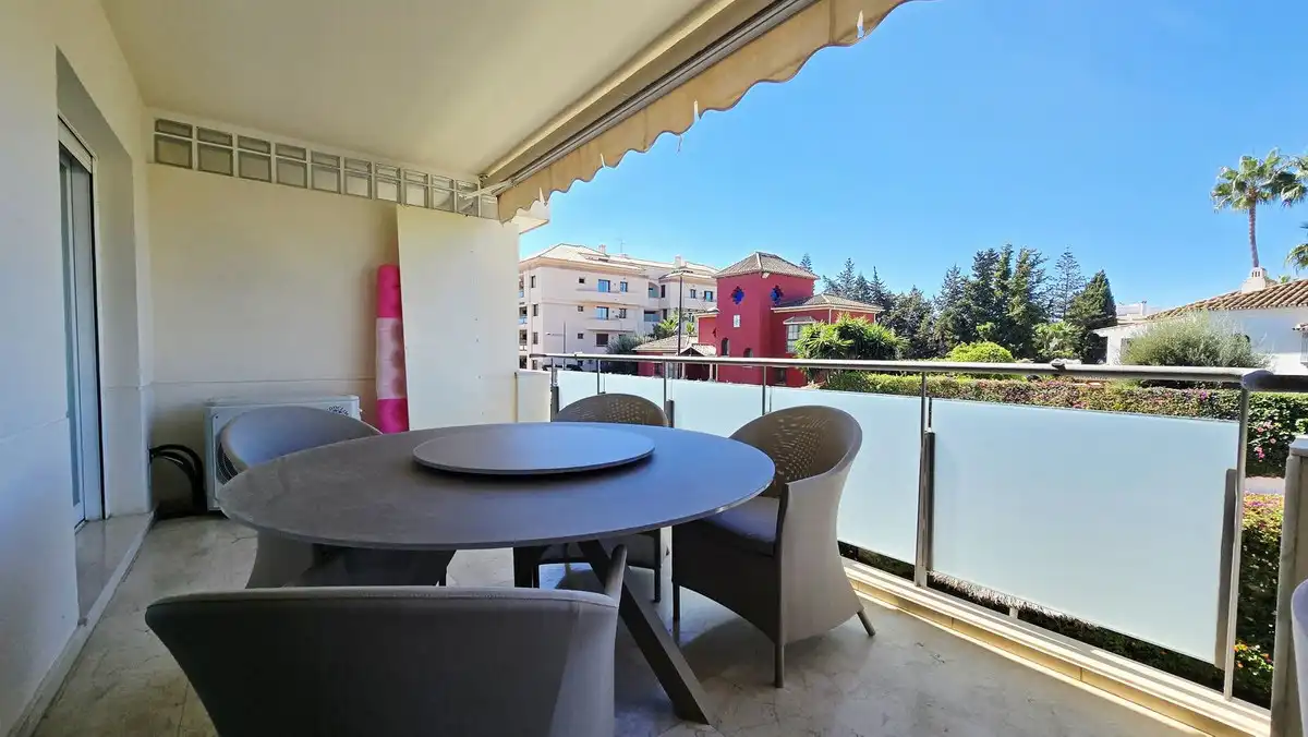 Terrace of Apartments for rent in Marbella  with Air Conditioner, Terrace and Community pool