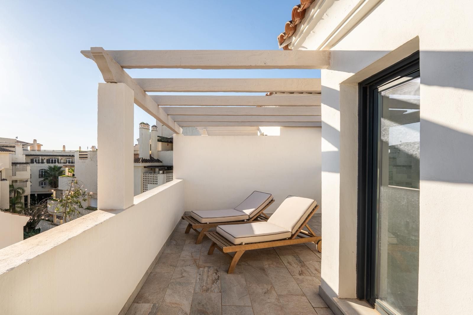 Terrace of Single-family semi-detached for sale in Estepona  with Air Conditioner, Terrace and Storage room