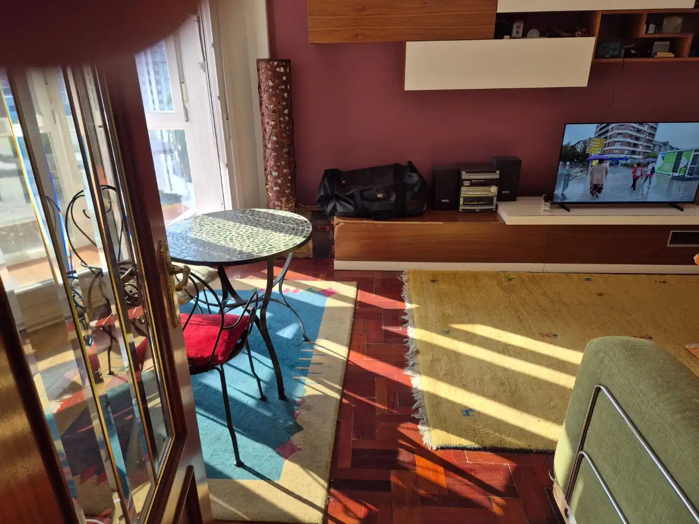 Sala de estar de Piso en venta en Bilbao  con Terraza y Balcón