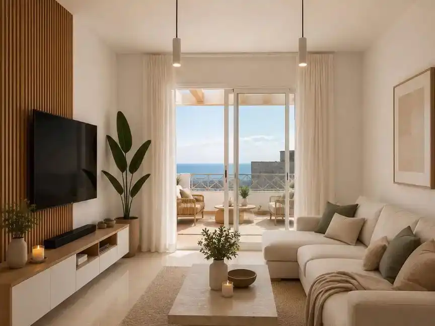 Sala d'estar de Pis en venda en Benalmádena