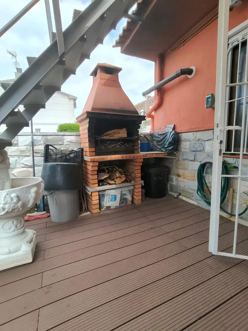 Terrace of Detached homes for sale in Polinyà  with Air Conditioner, Private garden and Parquet flooring