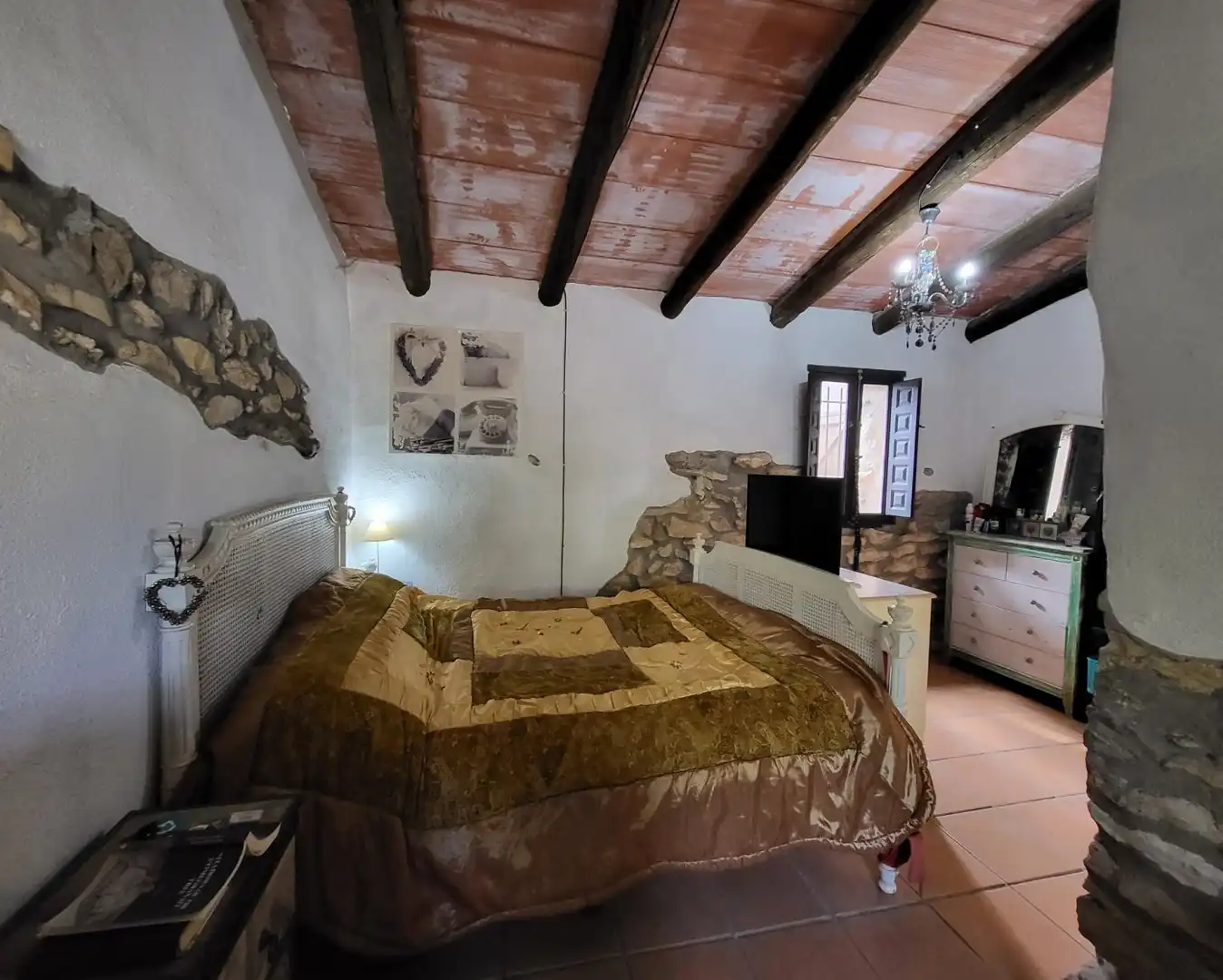 Schlafzimmer von Country house zum Verkauf in L'Ametlla de Mar  mit Privatgarten, Terrasse und Abstellraum
