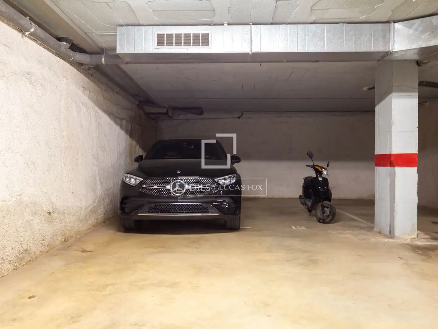 Parking of Flat for sale in Sant Just Desvern  with Air Conditioner, Heating and Parquet flooring