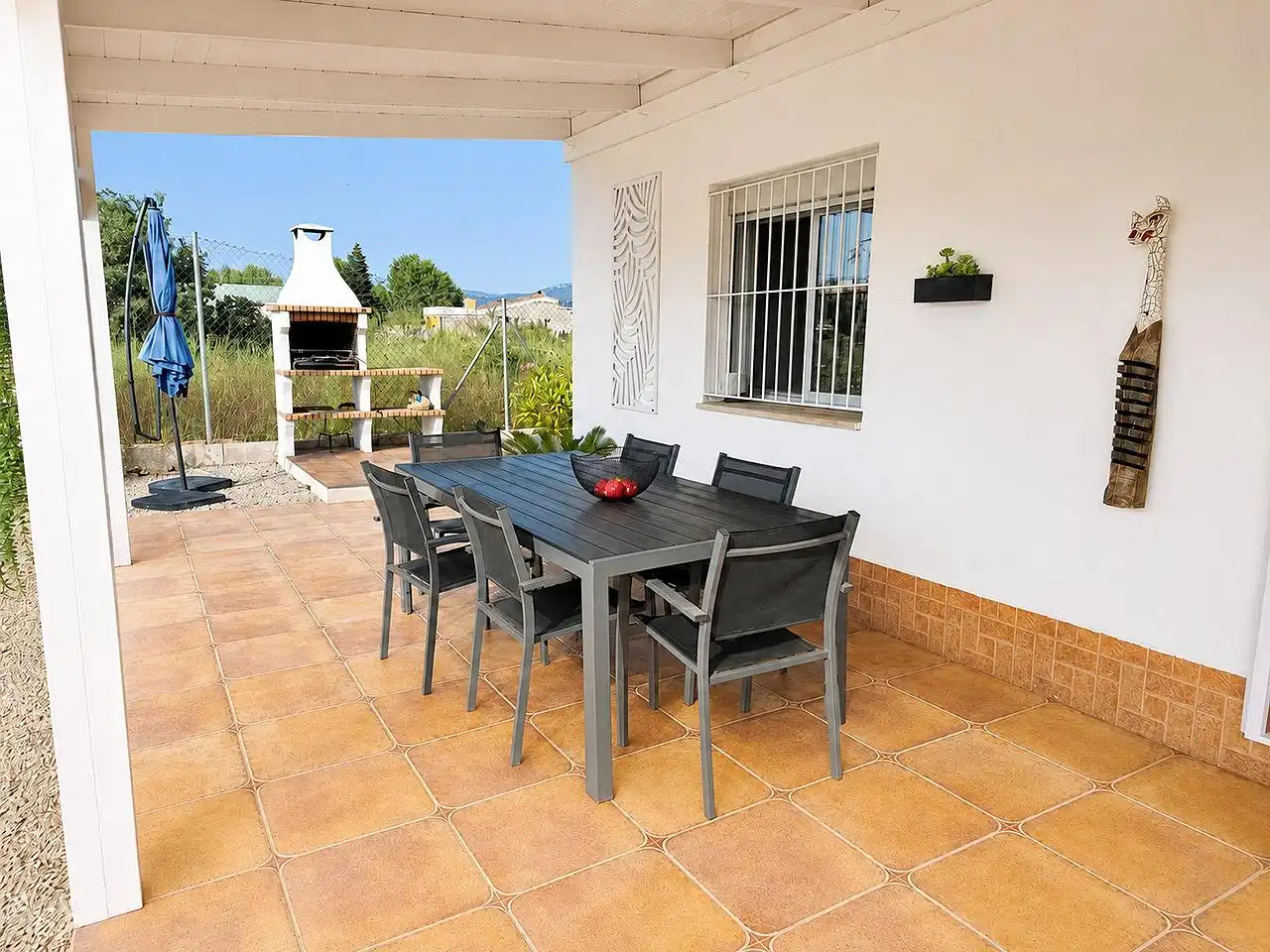 Terraza de Finca rústica en venta en Ulldecona con Jardín privado, Terraza y Piscina