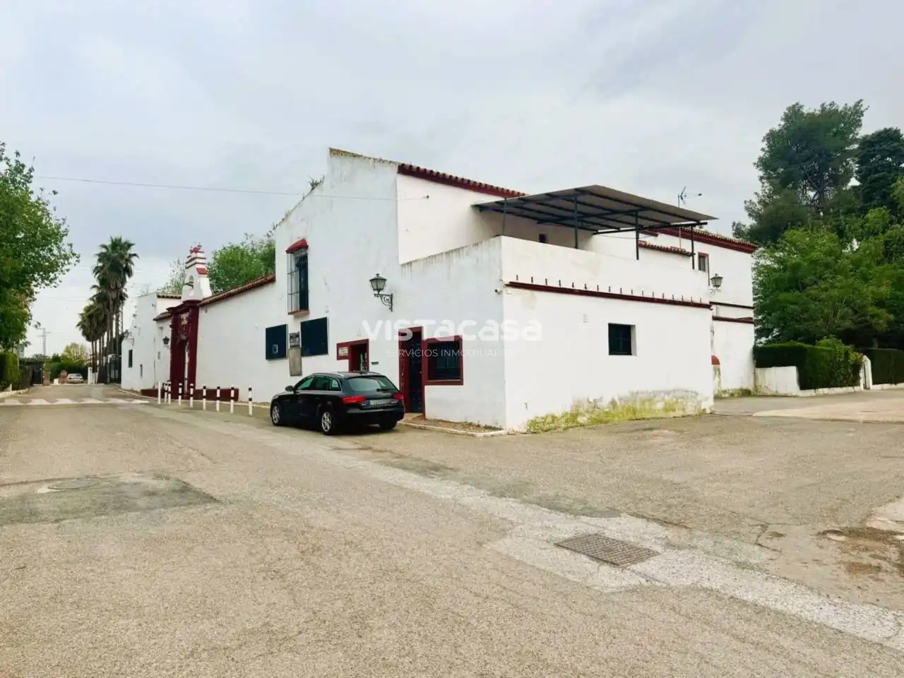Vista exterior de Casa o chalet en venta en Carmona con Calefacción, Jardín privado y Terraza