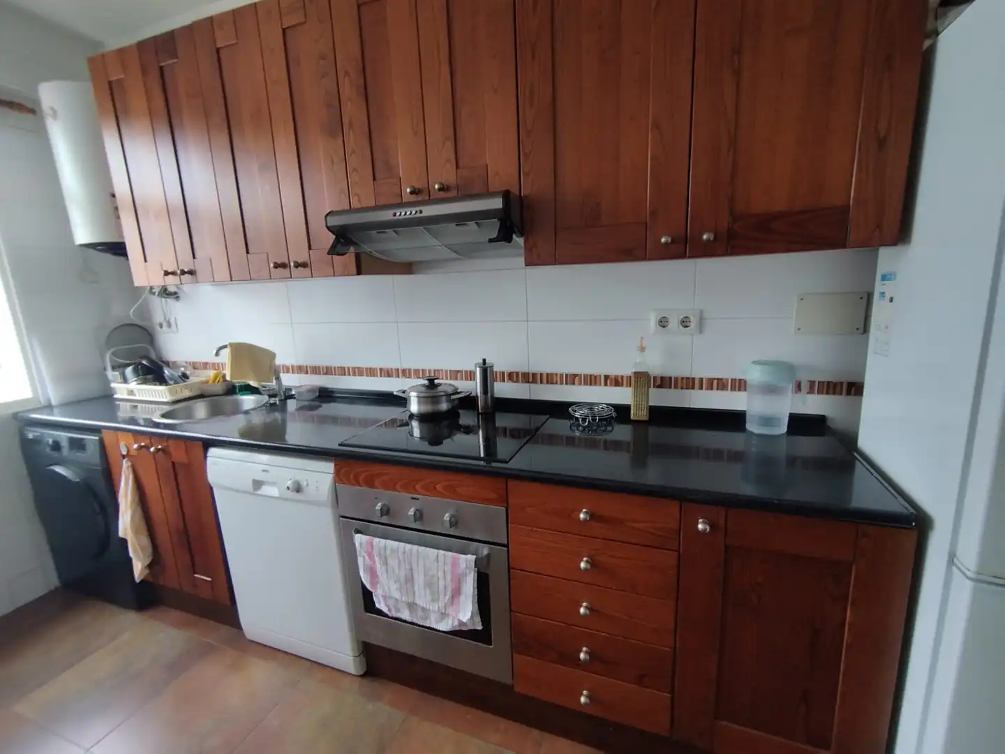 Kitchen of Flat for sale in Ferrol  with Storage room, Furnished and Oven