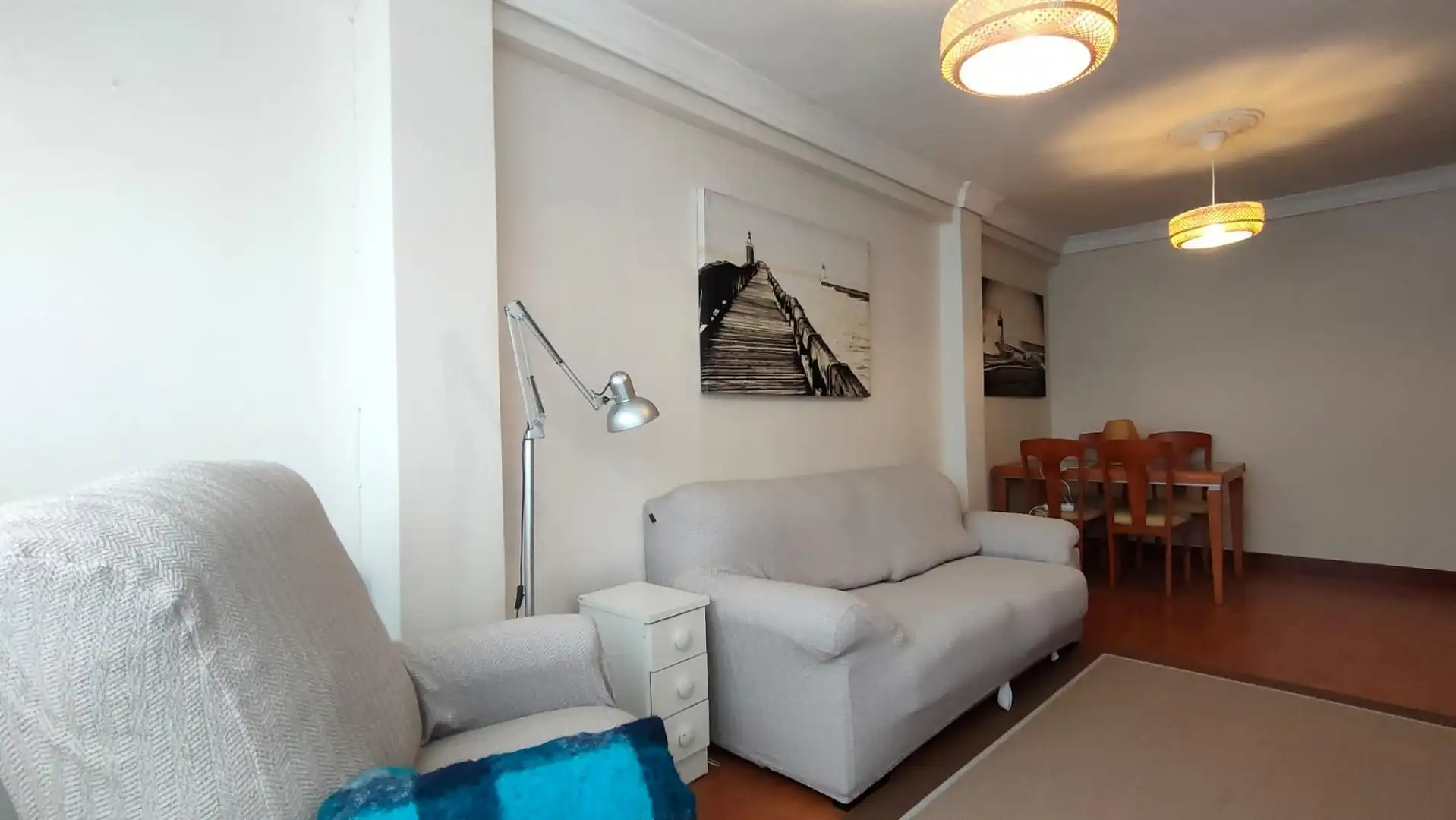 Sala de estar de Piso de alquiler en Donostia - San Sebastián  con Calefacción y Balcón