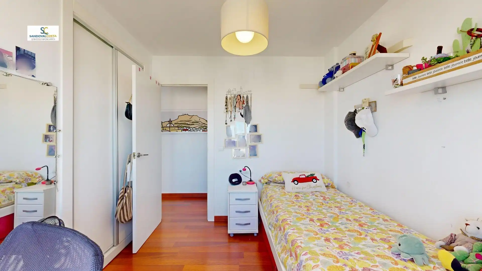 Schlafzimmer von Wohnung zum Verkauf in Alicante / Alacant mit Klimaanlage und Gemeinschaftspool